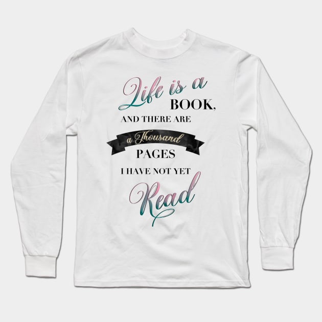 A Thousand Pages- The Infernal Devices Long Sleeve T-Shirt by SSSHAKED